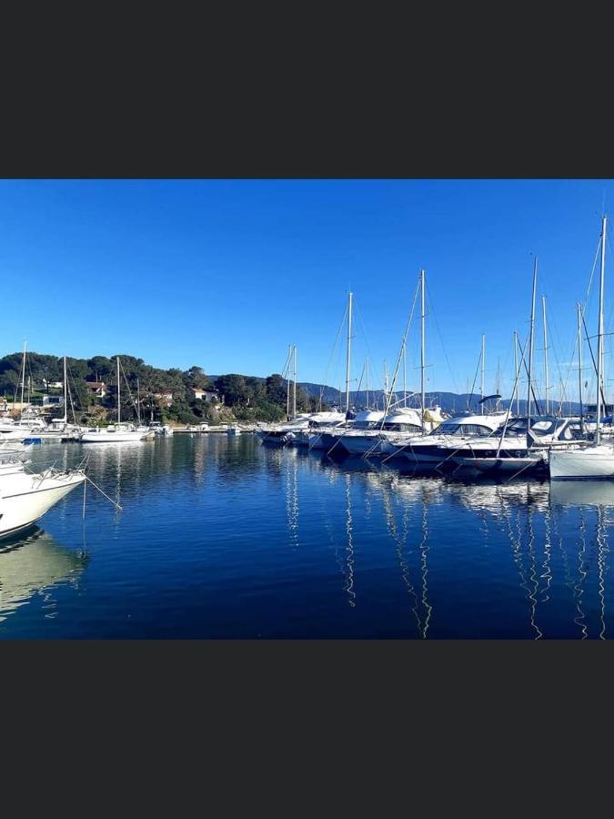 Appartement Pieds Dans L'Eau Vue Mer Bormes Les Mimosas Exterior photo